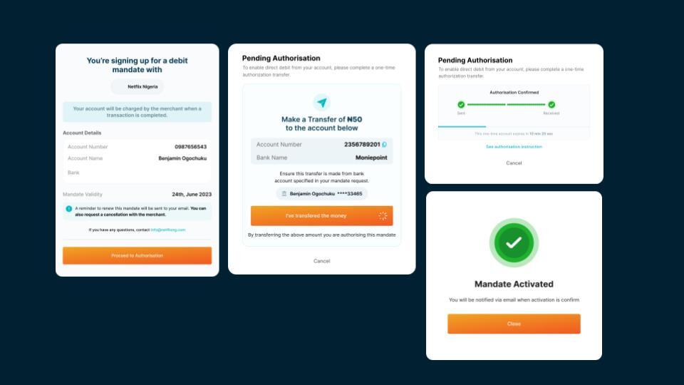 NIBSS mandate activation